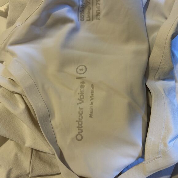 Outdoor Voices Exercise Dress White Classic Women's Small Stretch Workout Summer - Picture 9 of 10